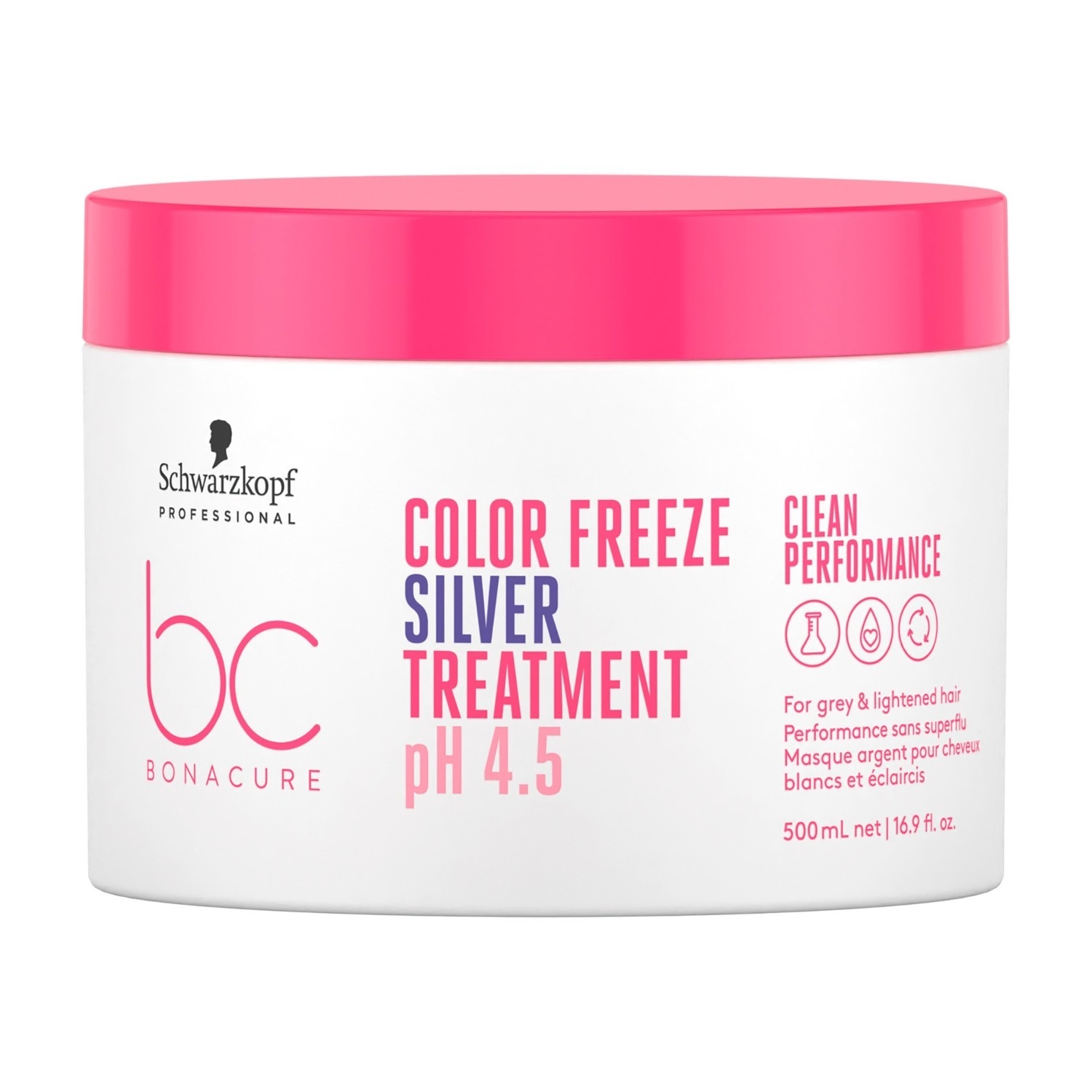Schwarzkopf Professional Haarkur BC BONACURE pH 4,5 Color Freeze Silberbehandlung - 500 ml