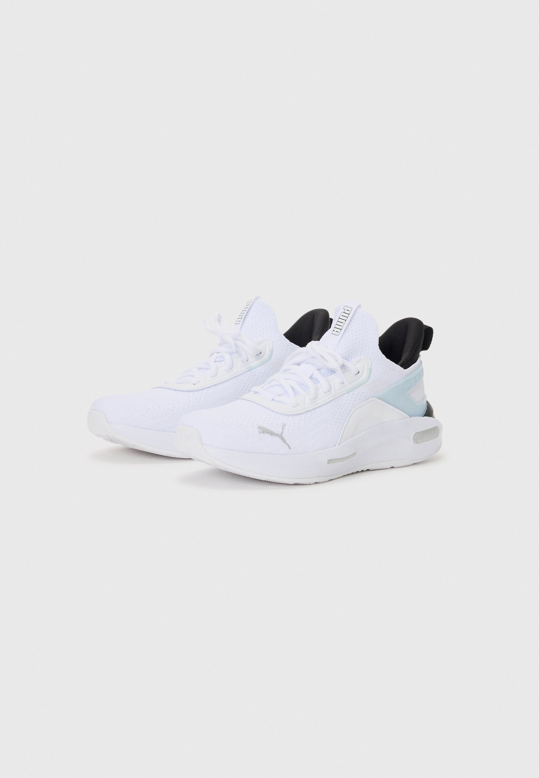 Puma SOFTRIDE ENZO 5 UNISEX - Treningssko - hvit/sølvfarget/svart