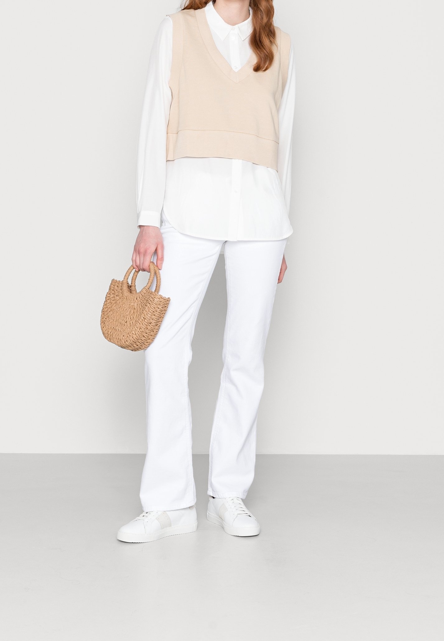 Felpa in denim Marc O'Polo - beige