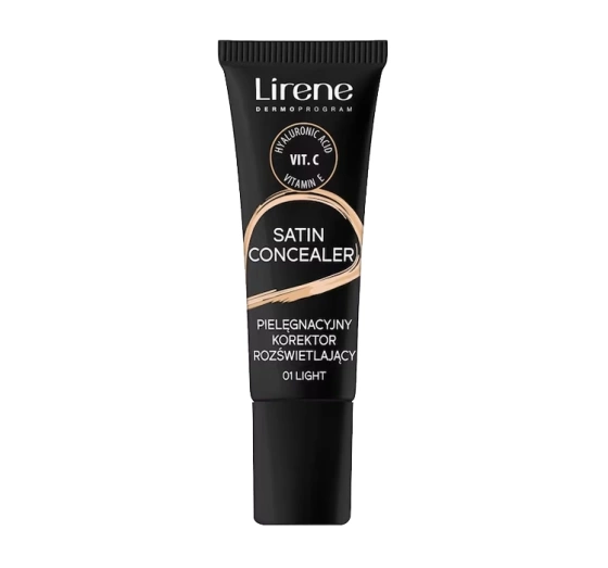 Lirene Satin Concealer pielęgnacyjny korektor rozświetlający 01 Light 10 ml