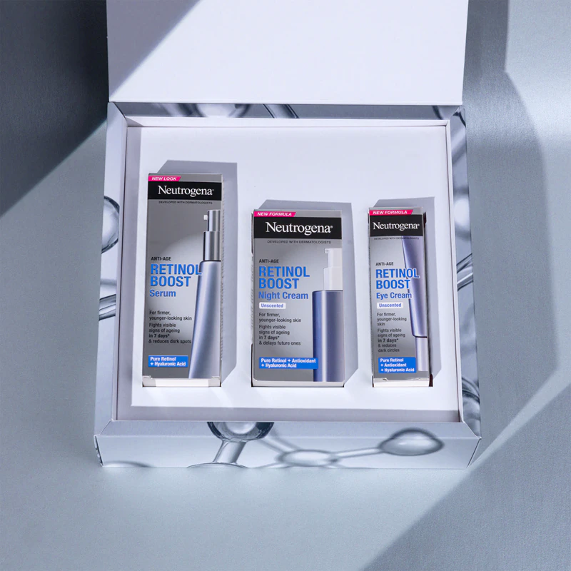 Kit de presente Neutrogena Retinol Boost para mulheres