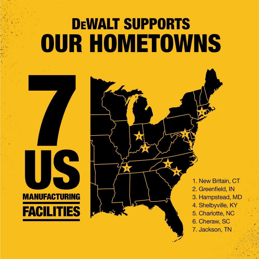 Furadeira de impacto DEWALT 20V MAX de 1/2 polegada (somente a ferramenta) (DCD985B)