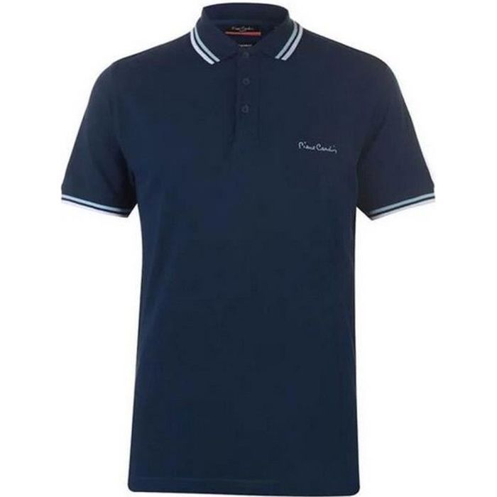 Polo azul marino para hombre de Pierre Cardin