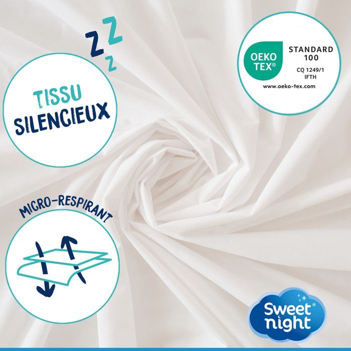 Sweetnight Protège-matelas pour Clic-Clac 130x190 cm - Imperméable, Souple et Silencieux, Lavable 90°C