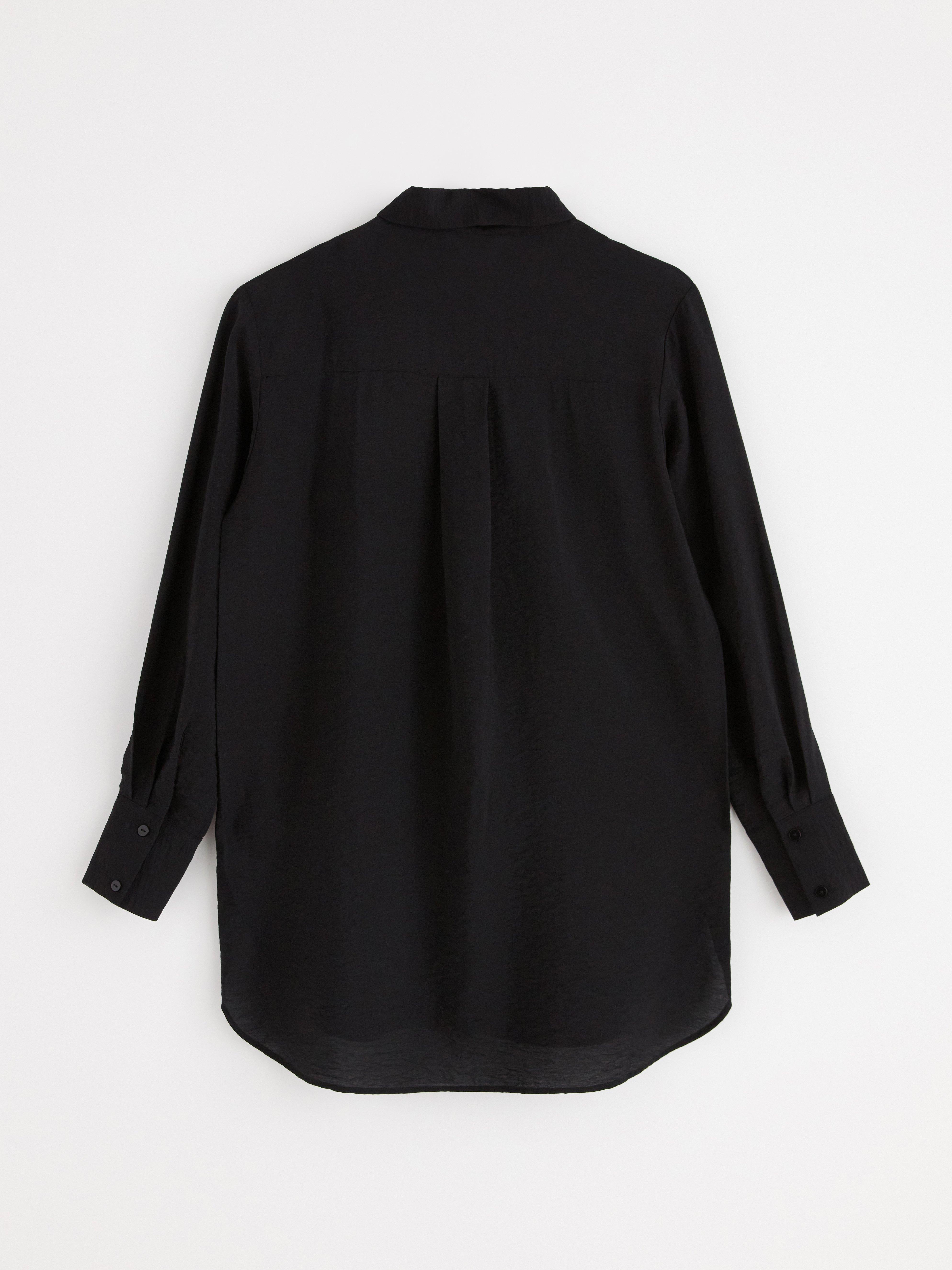 Camisa de manga larga negra