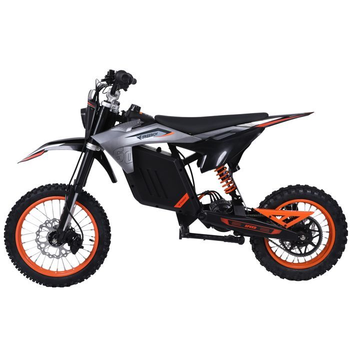 Freeboy Y88 Vélo Électrique Adults 3000w, Batterie 48v 30ah, 55 Km/H Autonomie 50 Km Pneus Tout-Terrain 14 Pouces Double Suspension