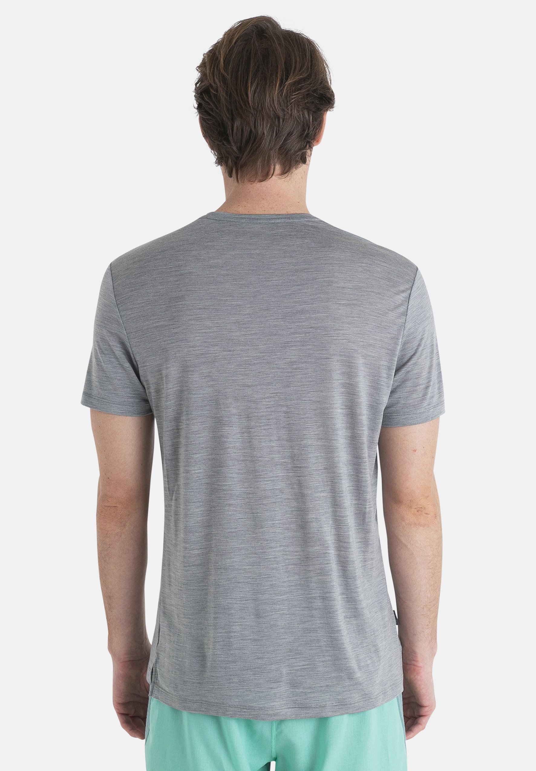 Icebreaker MER 125 COOL-LITE SPHERE III SS - Basic T-shirt - Middengrijs