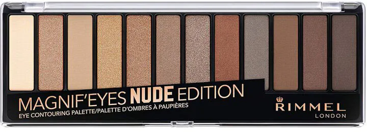 Rimmel Magnif’Eyes Nude Edition Paleta cieni, 001 Nudes