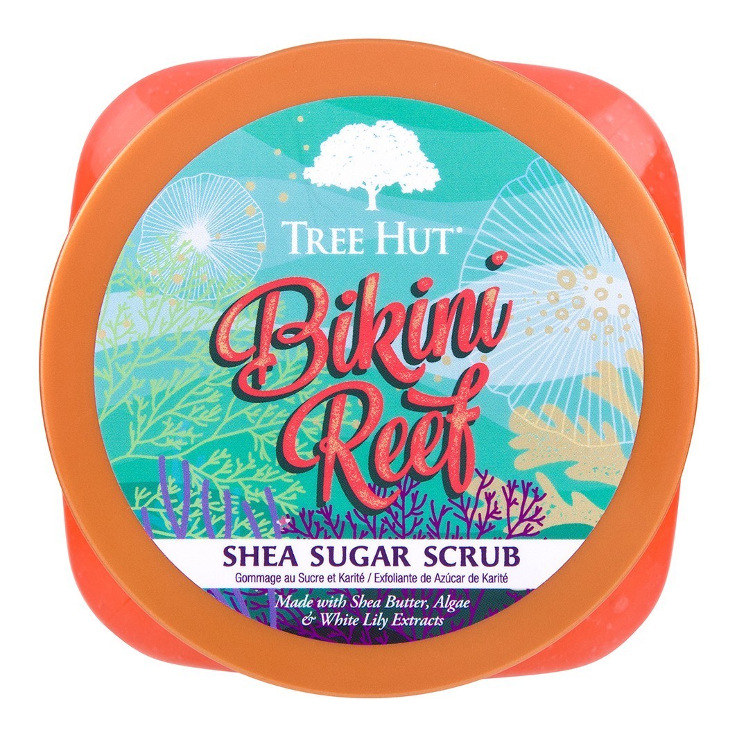 Tree Hut ķermeņa skrubis Bikini Reef šī cukura skrubis - 510 g