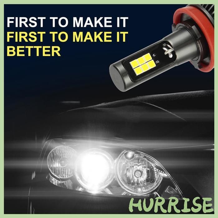 Lampadine fendinebbia Garosa, lampadine fendinebbia a LED EV15 H8 H11, 200% più luminose, fonte di luce laterale