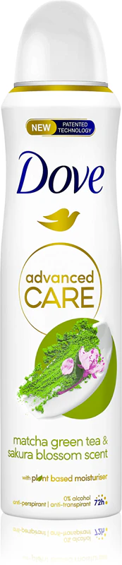 Desodorante spray Dove Advanced Care Matcha Green Tea & Sakura Blossom