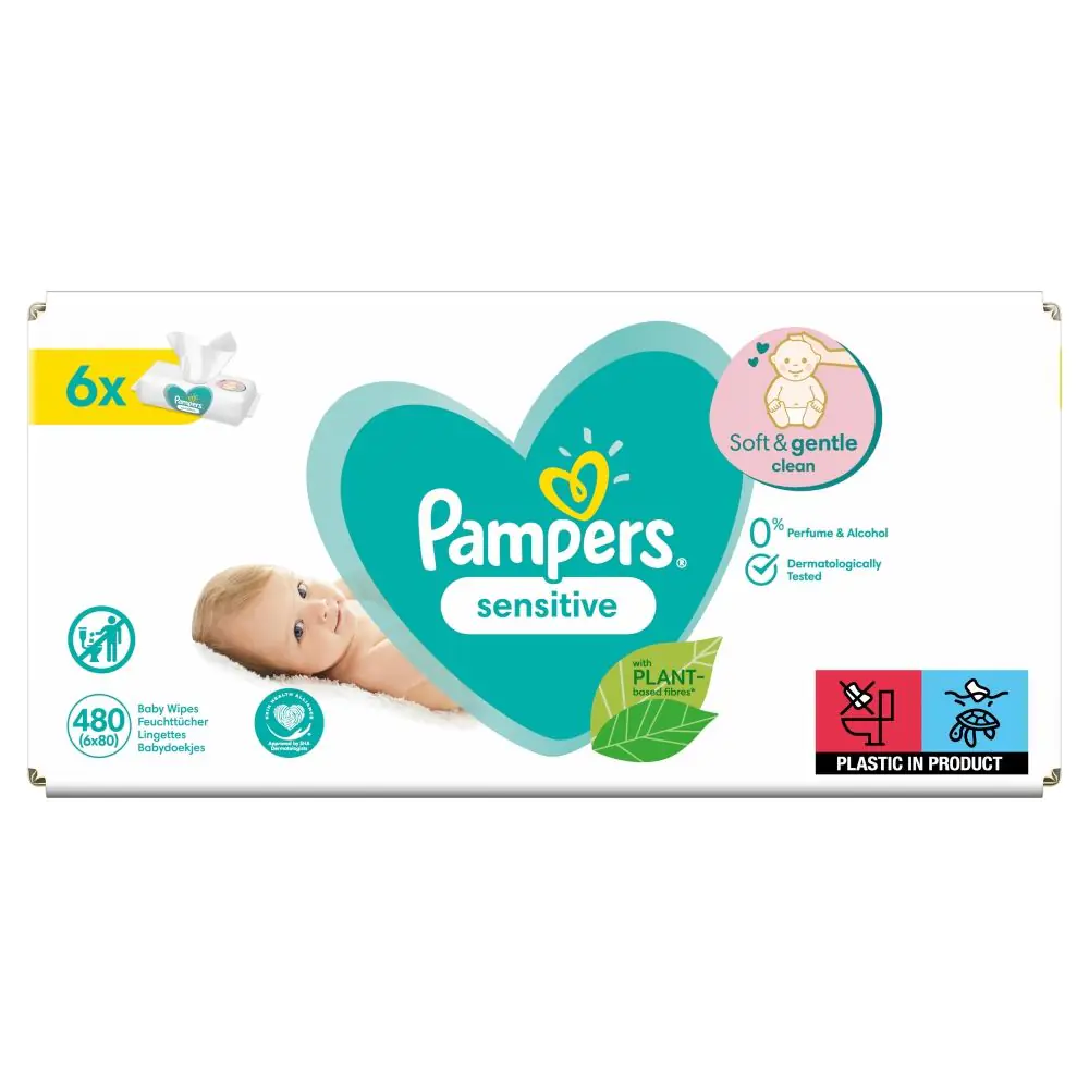 Pampers Sensitive Chusteczki Pielęgnacyjne