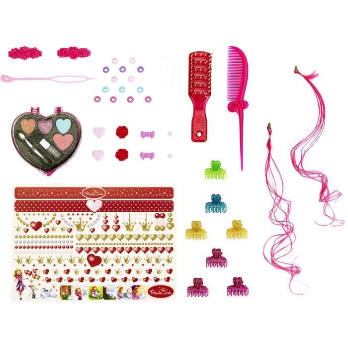 Styling- en make-uphoofd voor prinses Coralie Little Sophia met accessoires - KLEIN
