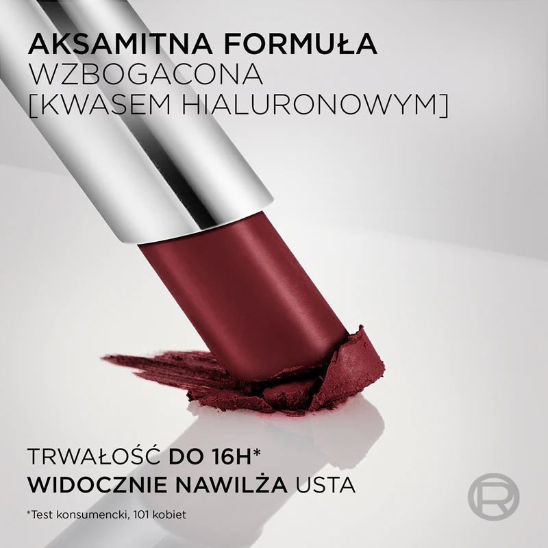 „L'Oréal Paris x Mugler“ drėkinamieji pusiau matiniai lūpų dažai