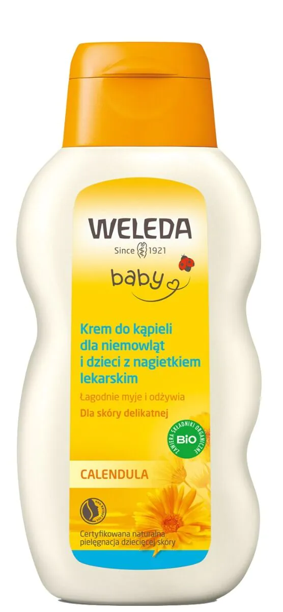 Weleda Krem do kąpieli Dla niemowląt i Dzieci z Nagietkiem Lekarskim