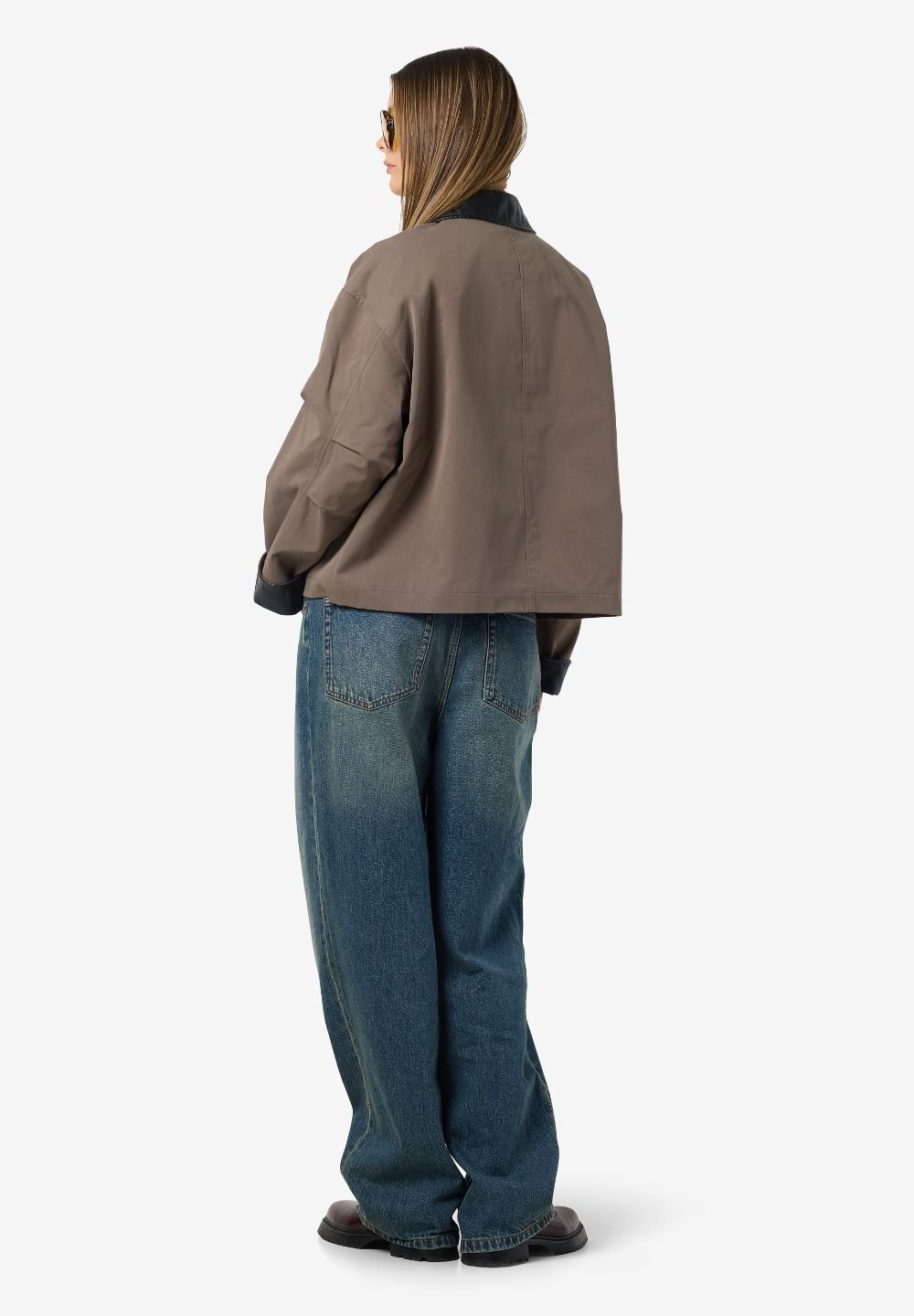 Noisy May NMNORA COLLAR JACKET - Lichte jas - morel