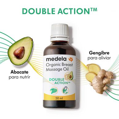 Medela Double Action Tepelverzachtende Massageolie 50 ml