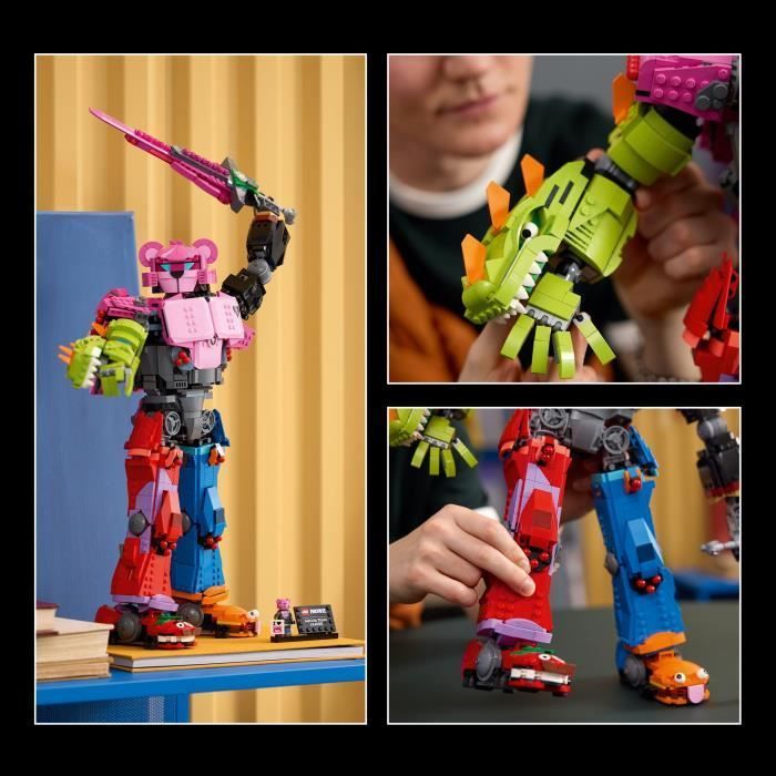 LEGO Fortnite 77078 Mech Team Leader - Set di costruzioni da collezione per adulti