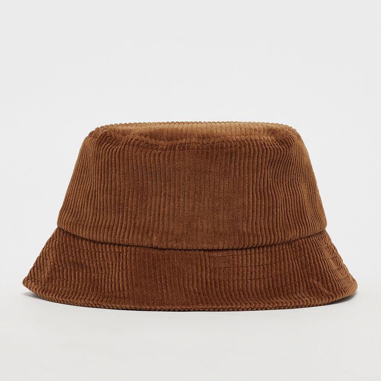 Cappello a secchiello in velluto a coste stile college