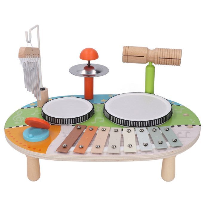 Kinder-Schlagzeug, lustiges multifunktionales Musikinstrument für Kinder, Windspiel, Spielzeug