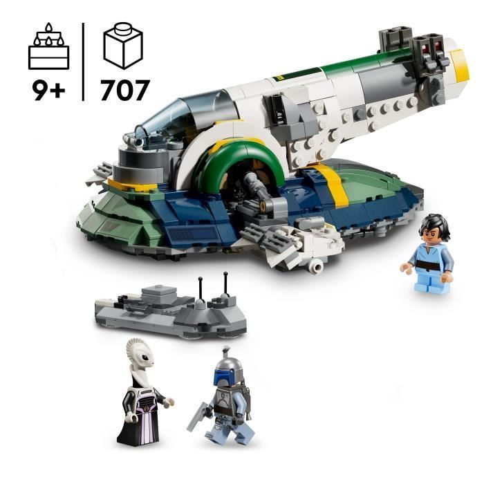 LEGO Star Wars 75433 L’Attaque des Clones Le Vaisseau de Jango Fett - Jouet dès 9 ans