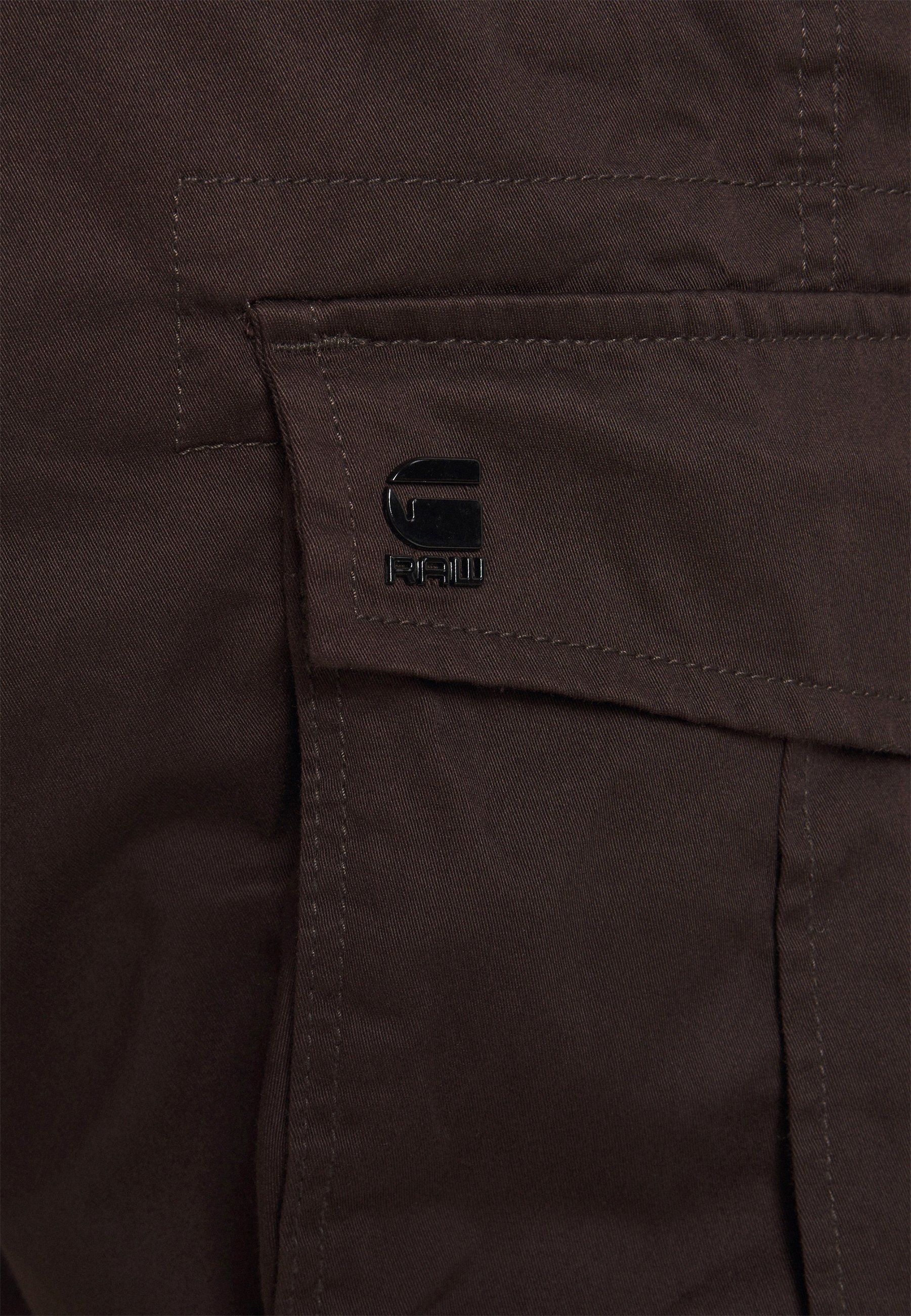 G-STAR ROVIC ZIP TAPERED - Cargobroek - donkerbruin
