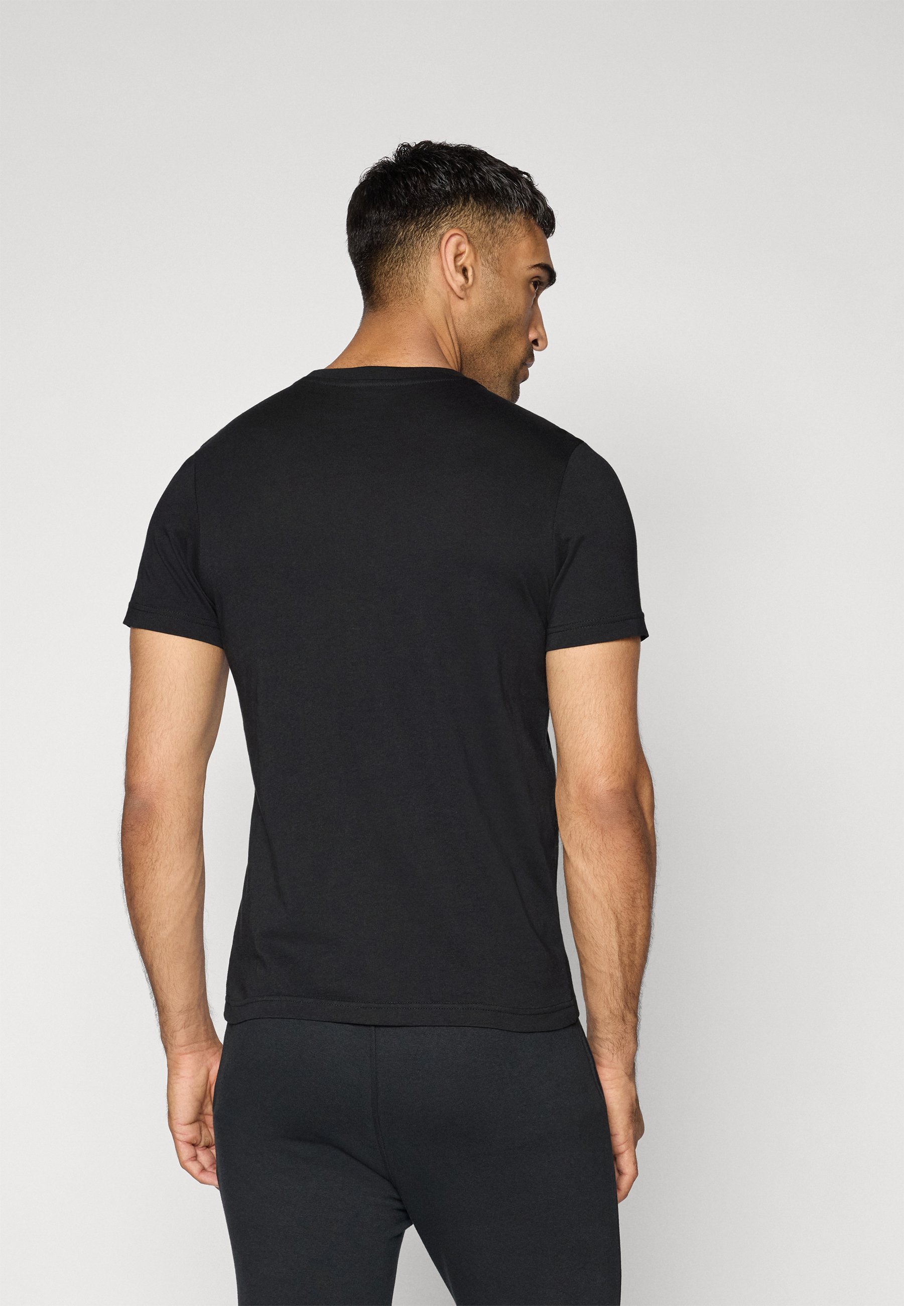 Kappa Basic T-shirt - zwart/grijsachtig