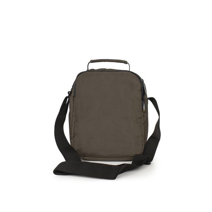Bolso de hombro National Geographic Transform color caqui