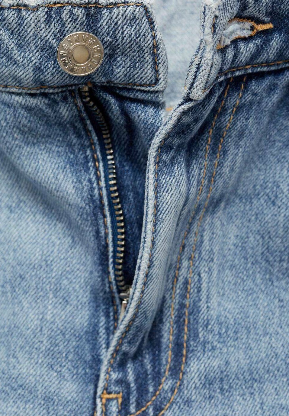 Mango jeans met rechte pijpen - blauw