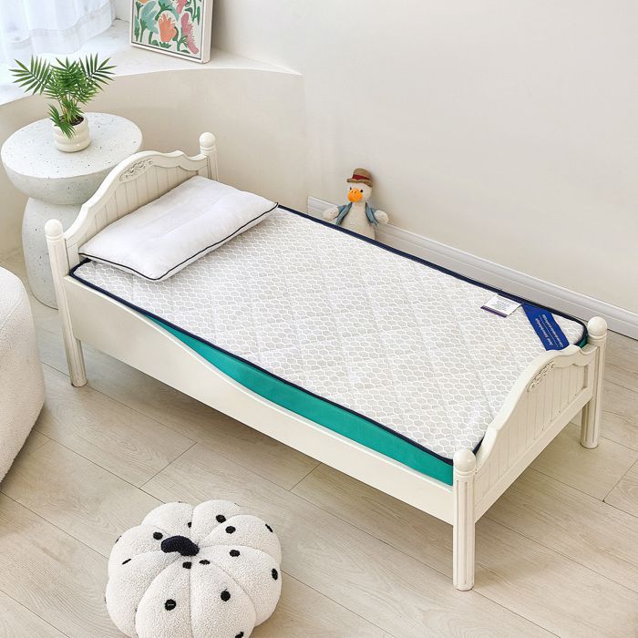 Matelas bébé 70x140 CM Epaisseur 11 CM KITYTETY - Noyau perforée et Anti Bactérien – 2 faces ultra respirant - Vert
