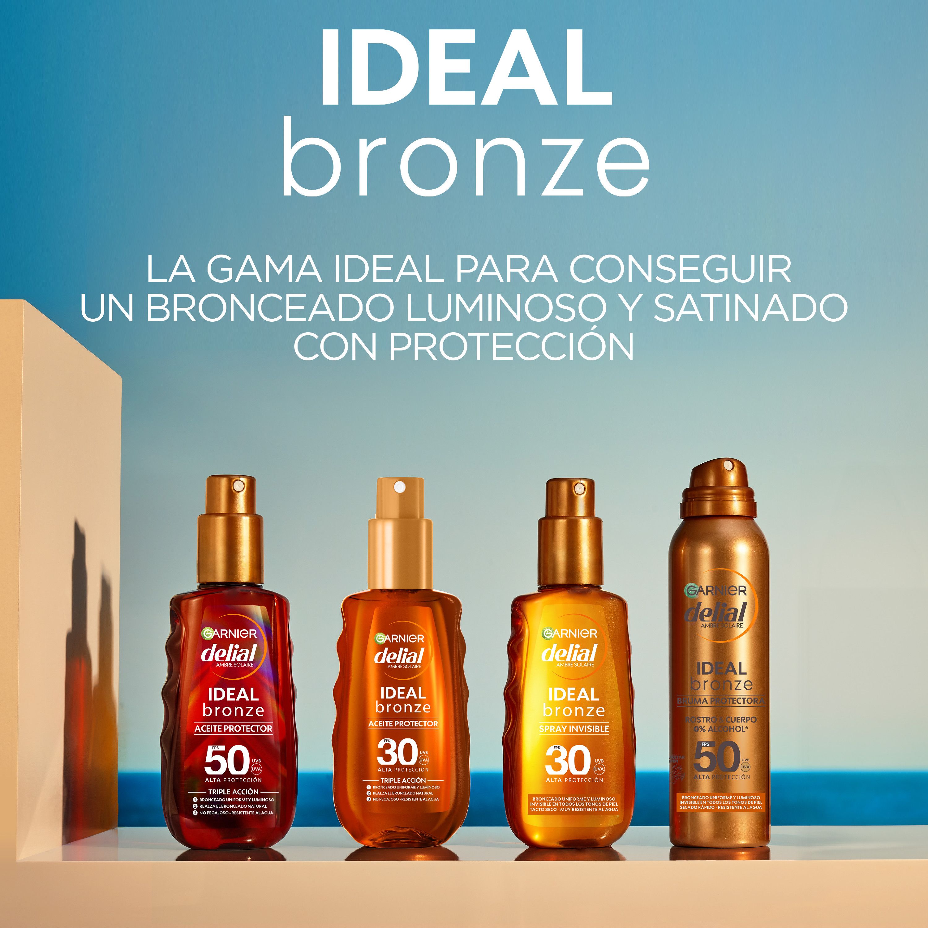 „Delial Ideal Bronze“ apsauginis aliejus nuo saulės SPF50