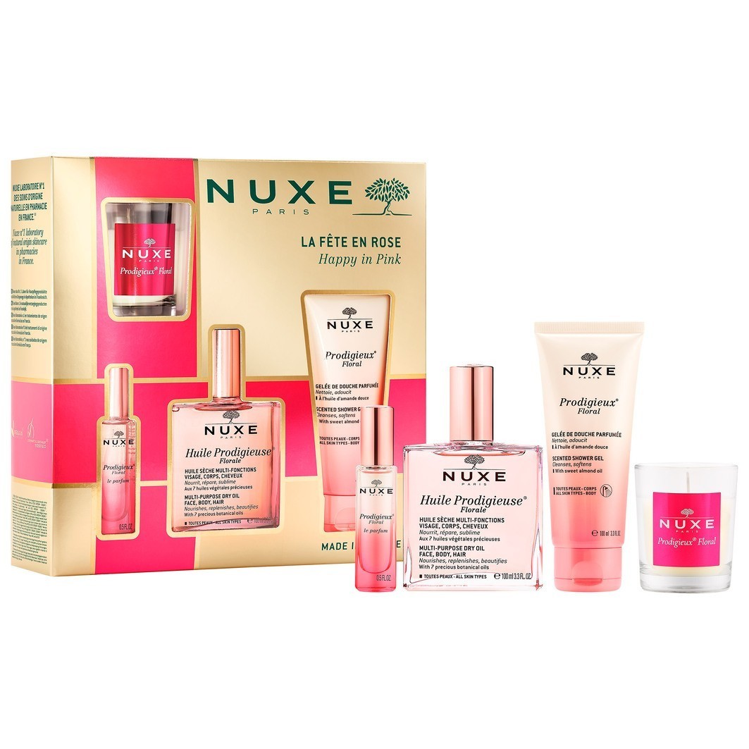 NUXE Prodigieux® Floral Happy in Pink ķermeņa kopšanas komplekts – 1 gab.