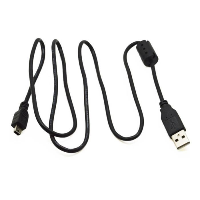 GoPro - Cable USB mini de 5 pines de 80 cm para carga y sincronización de datos, accesorio para cámara [E789A29]