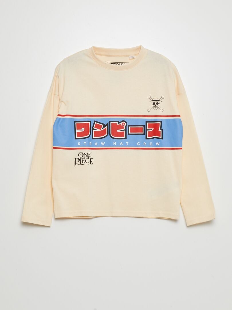 Camiseta 'One Piece' - BRANCA