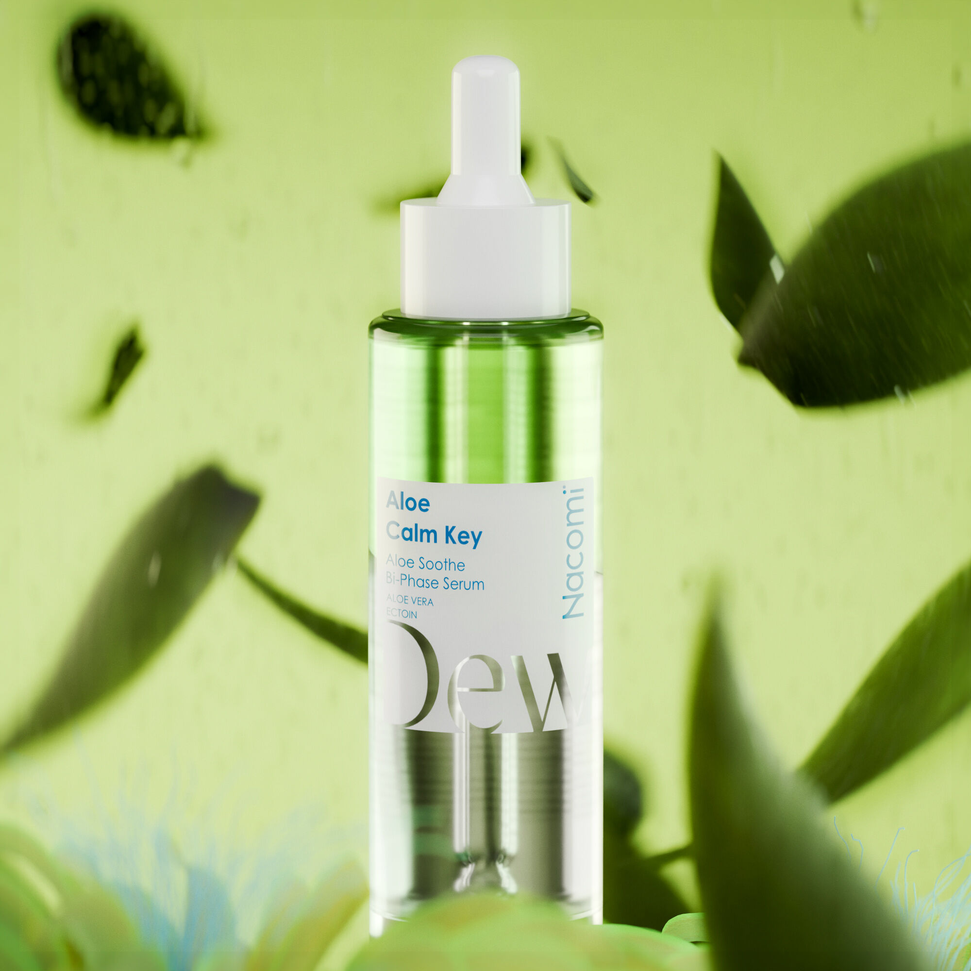 Nacomi Aloe Calm Key – mitrinošs divfāžu serums