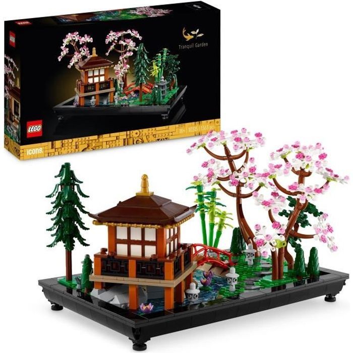 LEGO® Icons 10315 Il Giardino della Pace, Kit di giardinaggio botanico zen per adulti, Regalo per donne e uomini