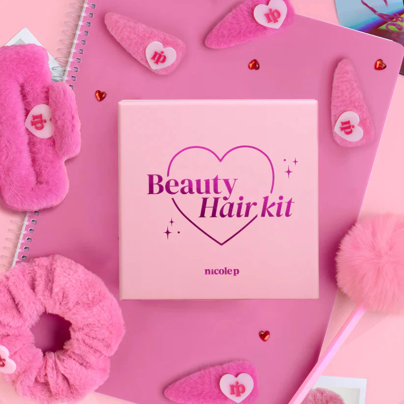 Accessori Kit Beauty Hair - Cofanetti per Capelli, Forcine e Mollette, Fermagli ed Elastici