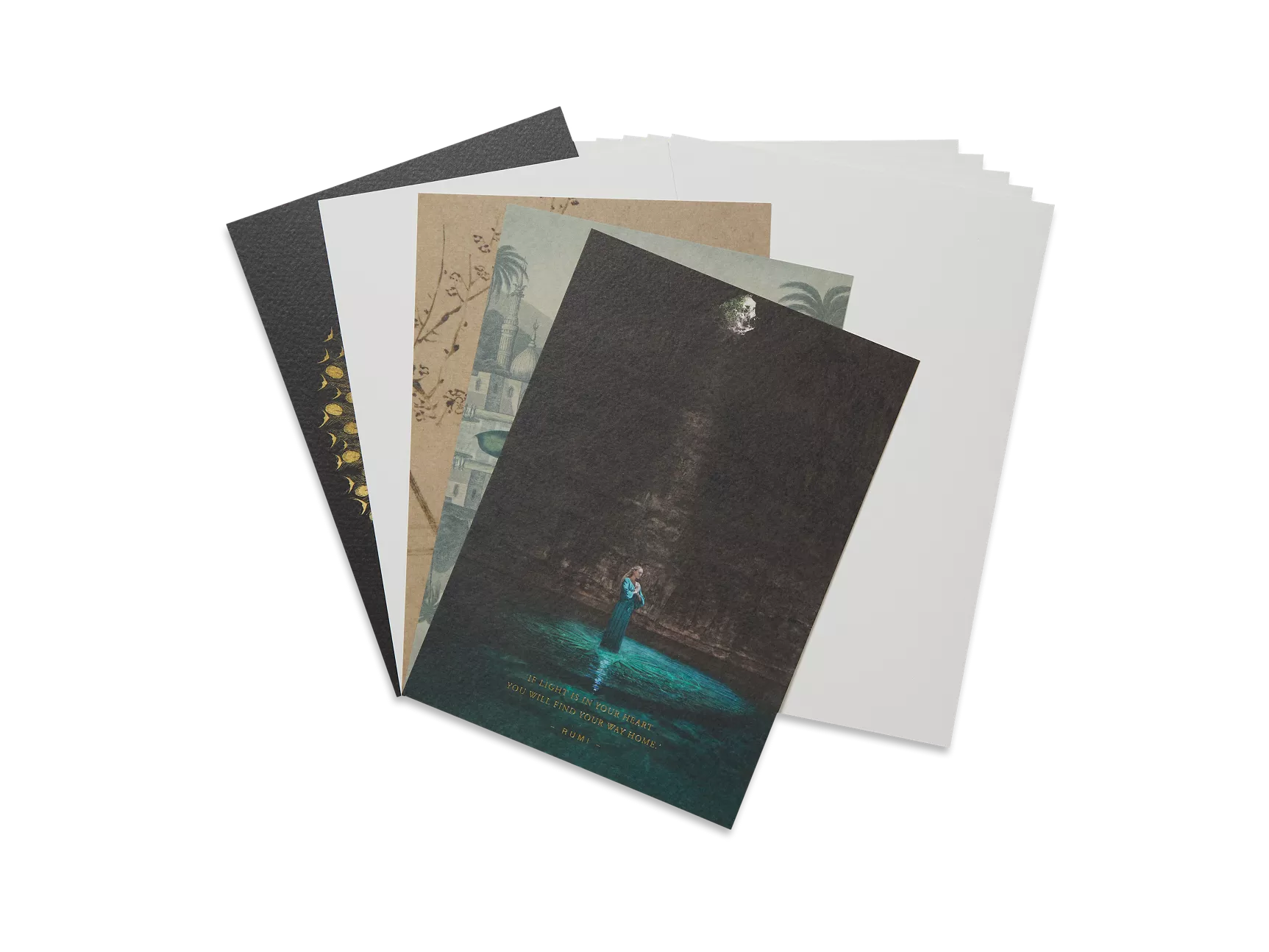 Juego de 5 tarjetas de felicitación