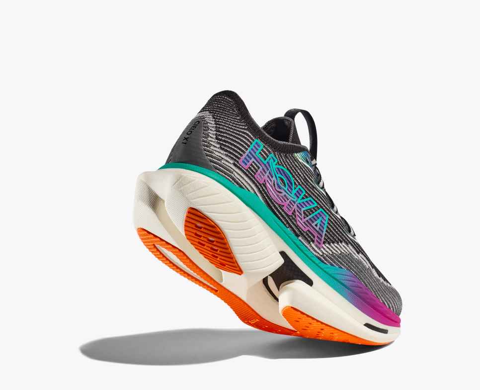 HOKA Cielo X1 Zwart/Elektrisch Aqua