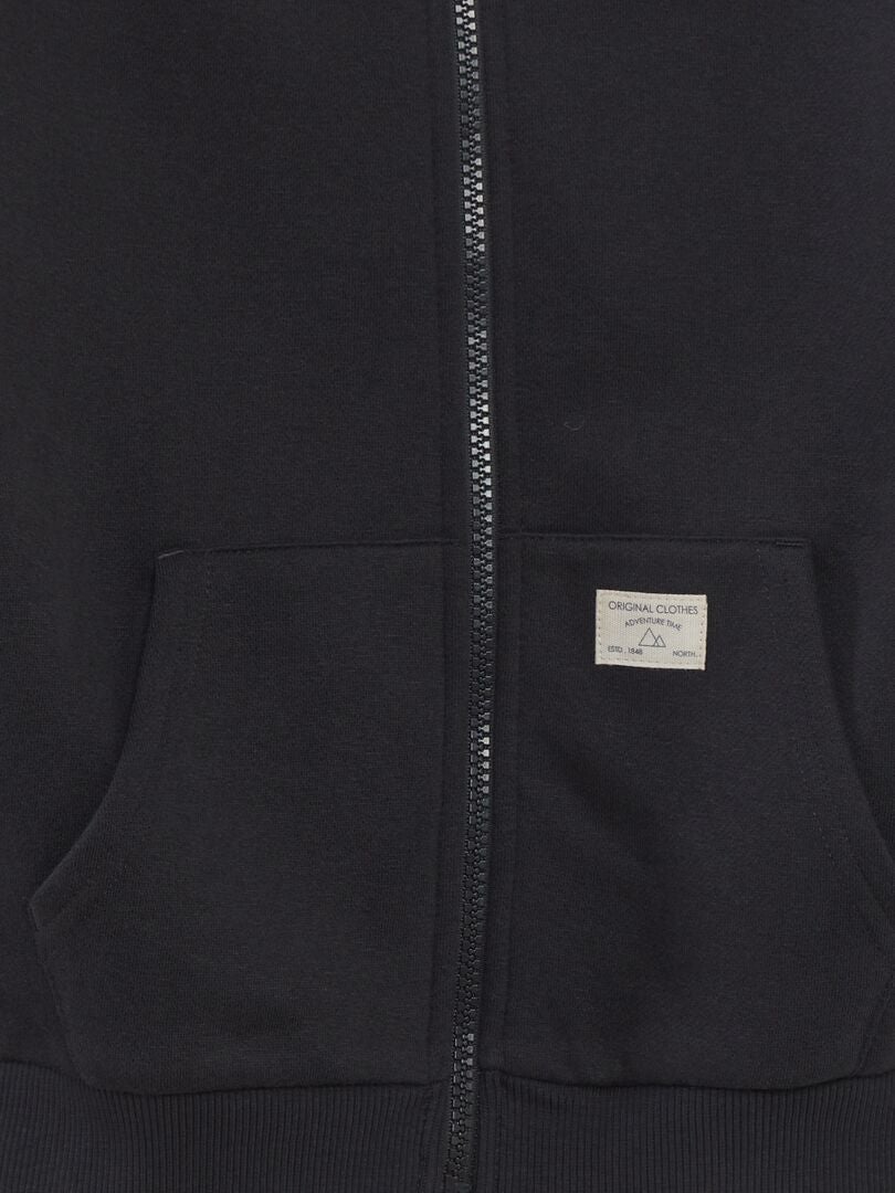 Sudadera con cremallera - GRIS