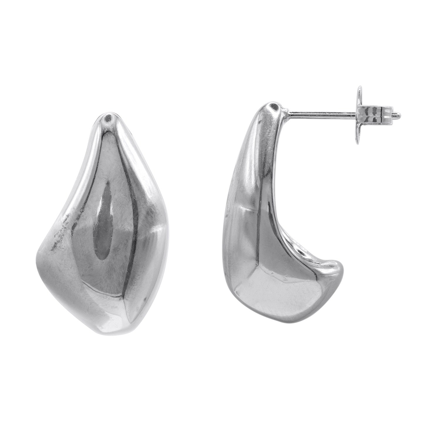 Heideman Boucles d'oreilles Aake couleur argentée polie