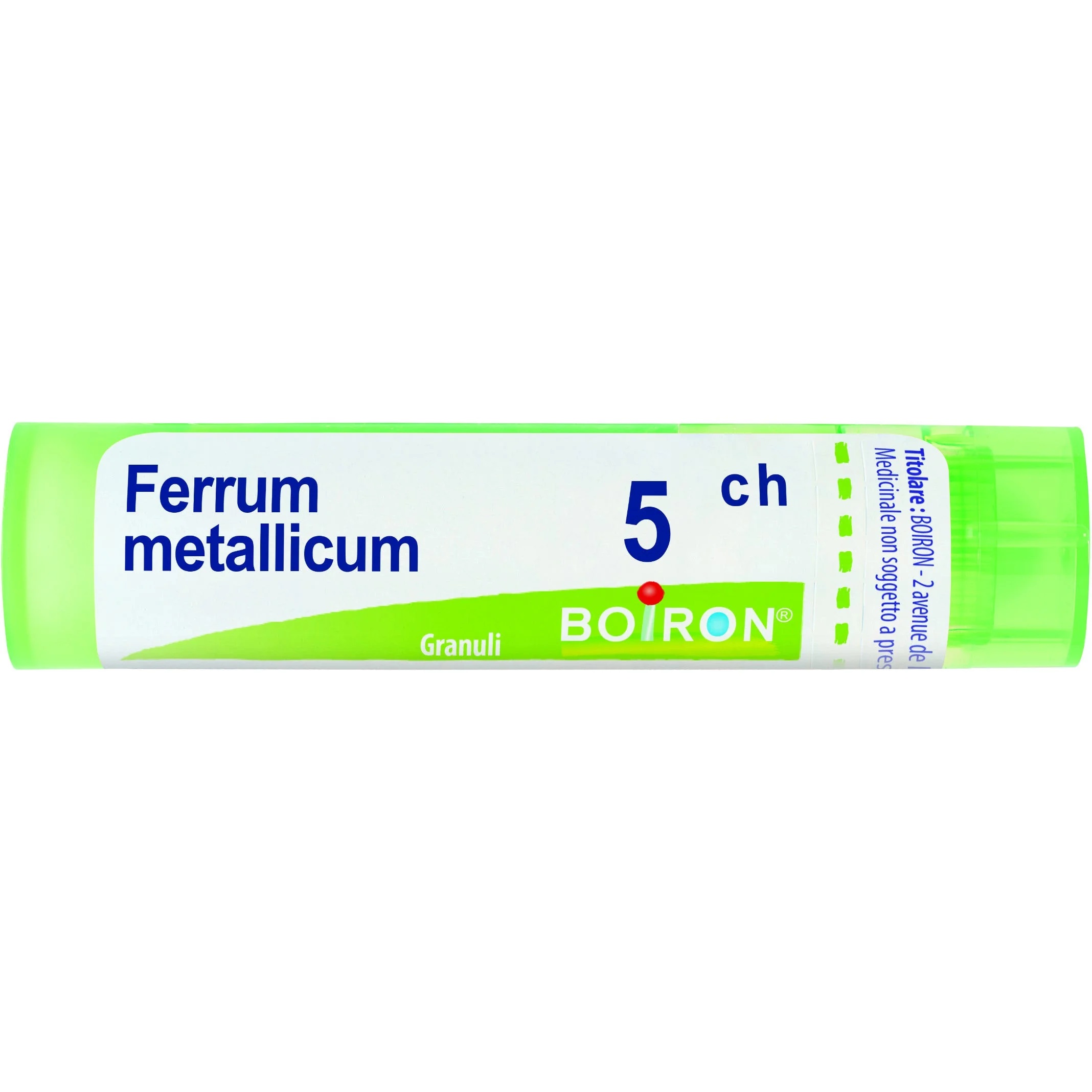 Récipient multidose BOIRON Ferrum Metallicum 80 granules 5K