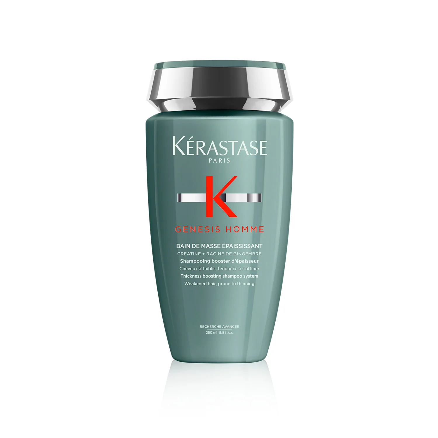 Genesis Homme Bain De Masse Épaississant - Shampoo Ridensificante, Trattamento per Capelli