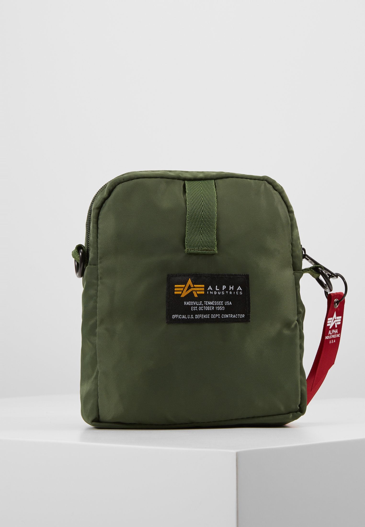 Borsa a tracolla Alpha Industries CREW CARRY BAG - colore verde salvia