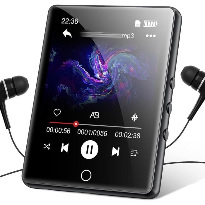 Touchscreen MP3/MP4-speler - OUIZ - D26 - 64 GB - Bluetooth 5.3 - 2,8-inch touchscreen