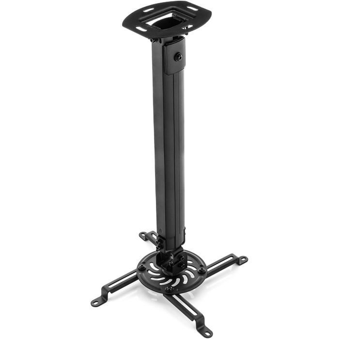 Supporto a soffitto per proiettore - ZGEER - Inclinazione +/- 15° - Rotazione 360° - Portata massima 13,5 kg