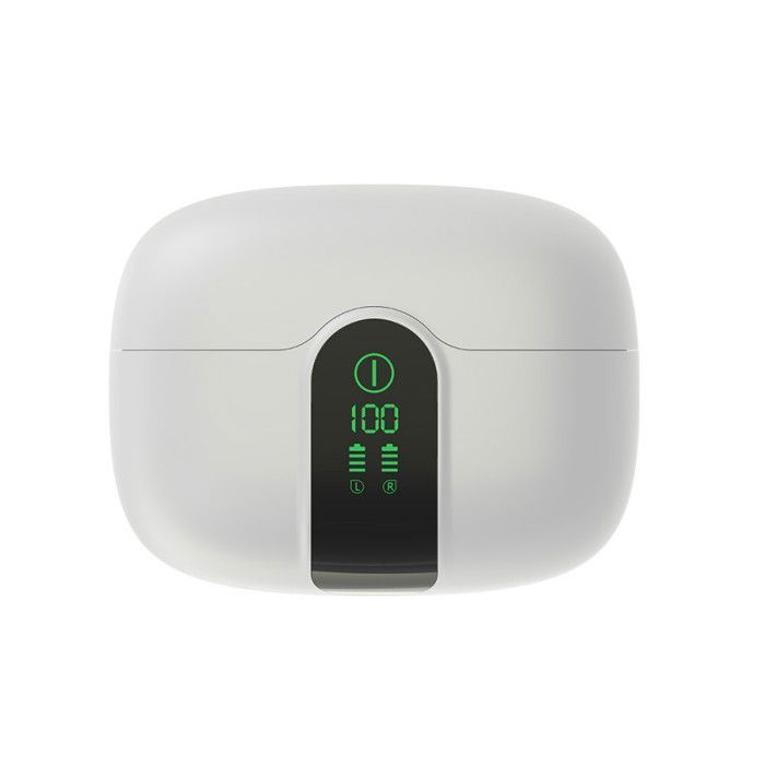 BLACKVIEW AirBuds 15 - Fones de ouvido totalmente sem fio, Bluetooth 6.0, cancelamento de ruído, IPX5, branco