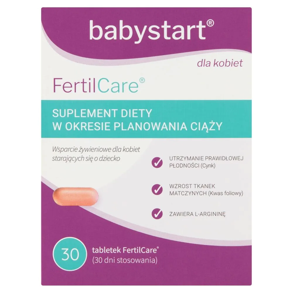 FertilCare, Zestaw witamin i minerałów dla kobiet w okresie planowania ciąży, Tabletki