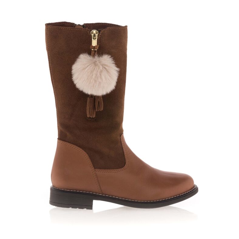 Botas marrones para niña