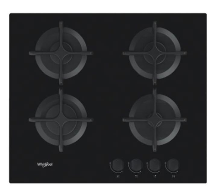 Gaskookplaat - WHIRLPOOL - AKT616NB - Automatische uitschakeling - Inbouw - Elektronisch